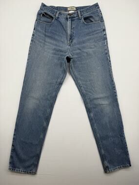 Vintage L.L Bean Double L Straight Leg Natural Fit Jeans Fits Size 33Wx34